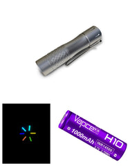 NLIGHTD L2 300lm 700m LEP Flashlight Battery Glow Tubes Bundle