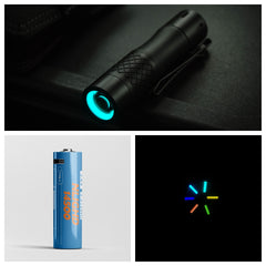 NLIGHTD L2 300lm 700m LEP Flashlight Battery Glow Tubes Bundle