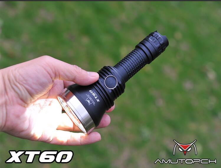 Amutorch XT60 SBT90.2 6000lm1180m 21700 Trower LED Flashlight