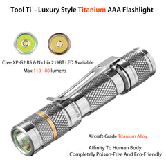 LUMINTOP Tool Ti Special Mini Keychain EDC Flashlight